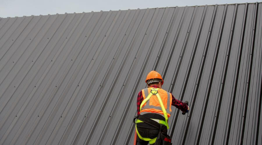 Professional metal roof installation services in Tilleda, WI